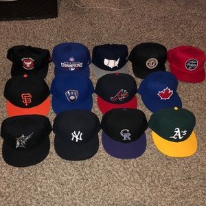 MLB new era hats and more. $10 each or $50 for six